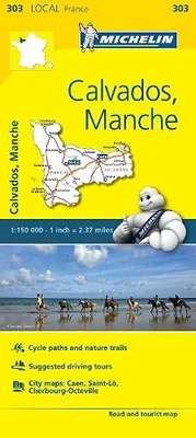£4.60 • Buy Calvados, Manche - Michelin Local Map 303: Map (Michelin Local Ma... By Michelin