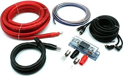 £79.99 • Buy PRO Series 3600 WATT 0 AWG Complete Car Amp Amplifier Wiring Kit 0 Gauge