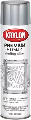 Premium Metallic Spray Paint Resembles Actual Plating Sterling Silver 8 Ounce • $15.99