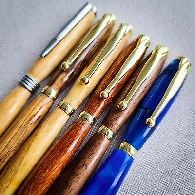 £10 • Buy Handmade Wooden Ballpoint Pen. Retractable High Quality Wood Pen, Various Wood