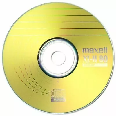 5 Maxell Music CD-R RECORDABLE CD's 5 Audio Discs Supplied In Sleeves • £4.14