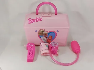 Vintage DR. BARBIE Toy Doctor Kit With Accessories Pink Mattel 1997 • $24.95