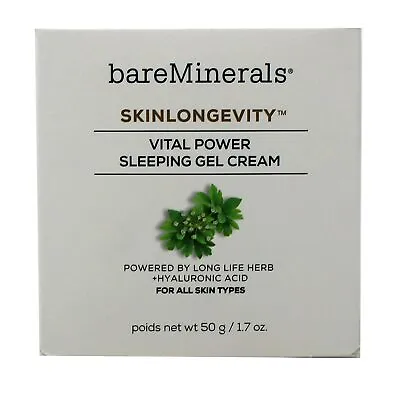 BareMinerals Skinlongevity Vital Power Sleeping Gel Cream 1.7 Oz • $19.99