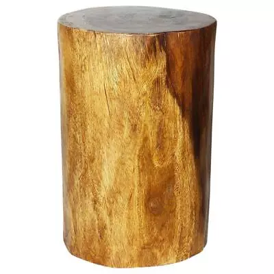 Haussmann® Wood Stump Stool Or Stand 11-14 In DIA X 18 In H Walnut Oil • $146.95