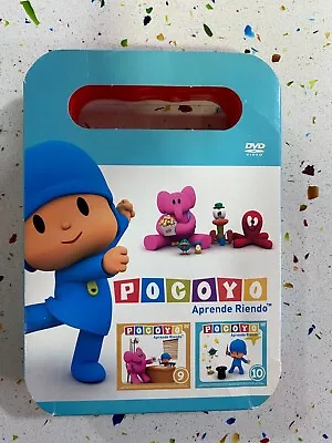 Pocoyo Learn Laughing DVD 9 + DVD 10 (Spanish E English + Pictures To Colour) • £23.71