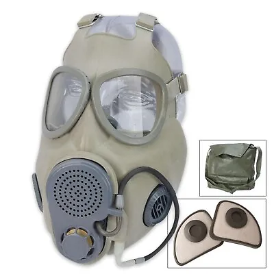 Czech East German Troops M-10 Gas Mask. New Full Set M10 CZ W Drinking System • $42.24