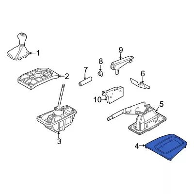 For Audi S4 04-05 Audi 8E0864261D5TQ Automatic Transmission Shift Cover Plate • $291.66