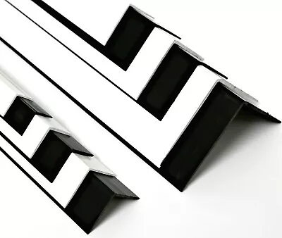 £4.42 • Buy White Or Black PVC Plastic Extruded Angle Wall Corner Protector Bandsaw Cut