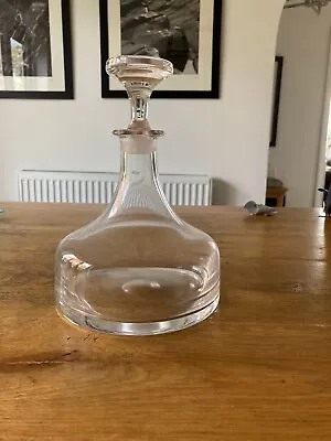 Dartington Lead Crystal Glass Ships Decanter Style In Perfect Condition. • £19.99