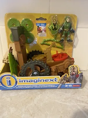 Imaginext Woodland Siege Engine Castle Knights New In Box • £49.95