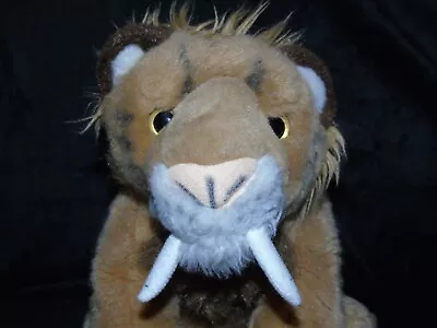 Wild Republic Large Saber Tooth Tiger Smiledon Soft Toy Plush VGC • £12.50