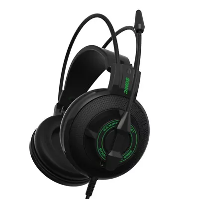 3.5mm Stereo Ear Gaming Headset With Mic Plug Lightweight Headphones-Green AU • $26.99