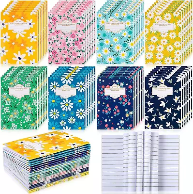 56 Pcs Mini Notebooks For Kids Small Composition Books Bulk Assorted Mini School • $30.75