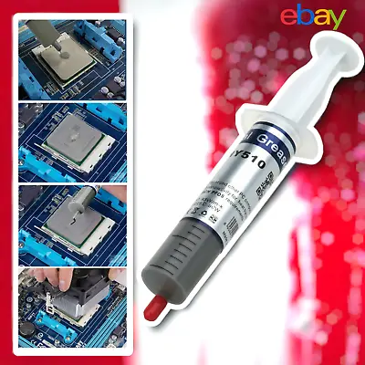 Thermal Paste Silicone Heatsink Compound Cooling Grease Syringe For PC Processor • £2.90