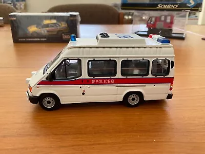 Corgi Vanguards Hong Kong Police Ford Transit Van Model 1:43 • $23