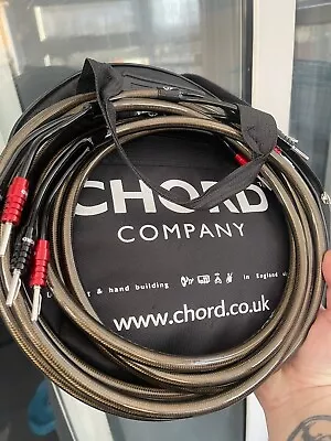 Chord Epic X Speaker Cable Terminated 2.5m Pair - Ohmic Bananas • £300