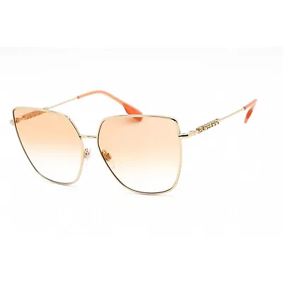 BURBERRY 0BE3143 1109V0 Light Gold/Clear Gradient Red Sunglasses W/Lens 61mm • $260