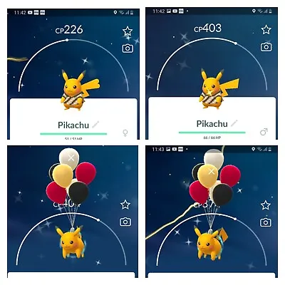 Shiny Pikachu Bali Event T Shirt Or Balloons Male Or Female Registered Trade • $4.99