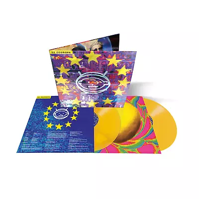 Zooropa (30th Anniversary Edition) | U2 | 2x 12  Yellow Transparent Vinyl • $59.99