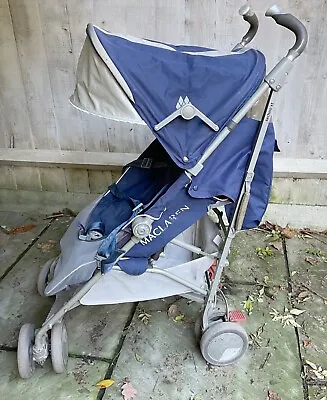 Maclaren Techno XT Medival Blue Silver Pushchair/ Stroller/ Pram • £45