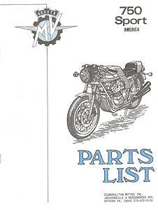 1975 MV Agusta 750 Sport America Parts List PHOTOCOPY • $24.99