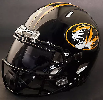 *CUSTOM* MISSOURI TIGERS NCAA Riddell SPEED Full Size Replica Football Helmet • $219.99