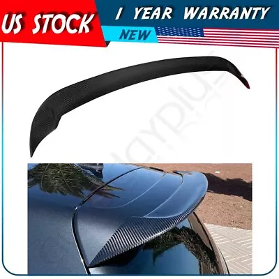 $119.54 • Buy For Volkswagen VW Golf 6 MK6 GTI 2010-2013 Rear Roof Spoiler Real Carbon Fiber