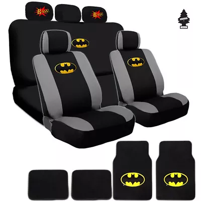 New Batman Car Seat Covers Floor Mats BAM Logo Set For VW • $62.99