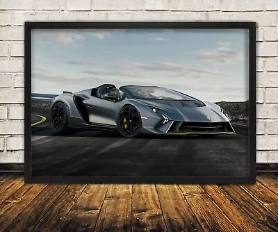 Styled Lamborghini Autentica 2024 - High Quality Premium Poster Print • $32.95