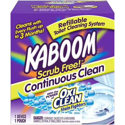 Kaboom 35113 Tablet Form Scrub Free Toilet Cleaning System Powder 0.4 Lbs. • $21.36
