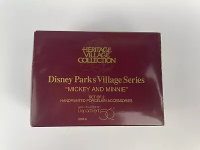 Walt Disney Department 56 - Disney Park Village Series “Mickey And Minnie.” • $19.99