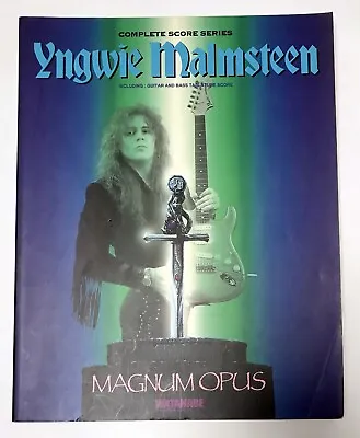 Yngwie Malmsteen Magnum Opus Band Score Japan Guitar Tab • $69.90