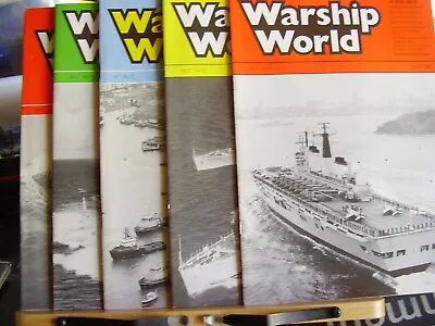 Job Lot X 5 1986 1987 1988 Warship World War Military Magazine Hms Sidon Ikara • £7