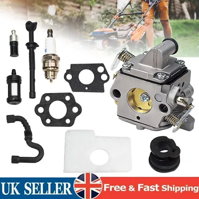 £15.98 • Buy Carburetor Carb& Air Filter Kit For Stihl MS180C MS170 MS180 017 018 Chainsaw UK