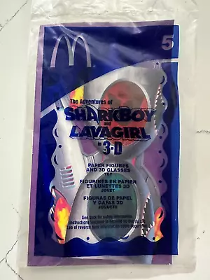 McDonalds Happy Meal Toy The Adventures Of Sharkboy & LavaGirl/3-D Paper Figures • $3