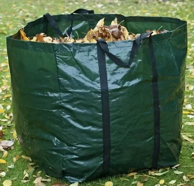 GARDEN WASTE SACK Heavy Duty Pop Up Bin Bag Rubbish Leaves Bag Handles 150L • £4.98