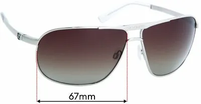 SFx Replacement Sunglass Lenses Fits Von Zipper Skitch - 67mm Wide • $44.99