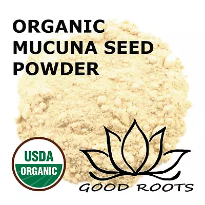 Mucuna Seed Powder Organic - Mucuna Pruriens 1 Pound • $38