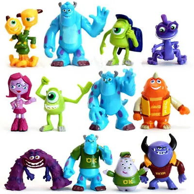 Monsters University Mike 12 PCS Kids Toy Doll Gift Action Figure Cartoon • $21.59