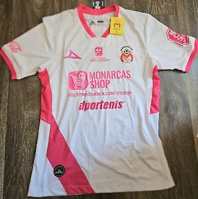 NWT Pirma Monarcas Morelia 2018 White/Pink Jersey  Size Medium  • $65