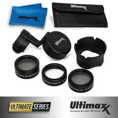$42.38 • Buy DJI Phantom 4 7 Piece Filter Kit UV, CPL, ND2-ND400 + Gimbal Lens Cap + Case