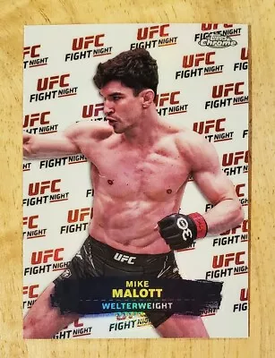 Mike Malott 2024 Topps UFC Chrome Fight Night SP! Welterweight Contender! • $30