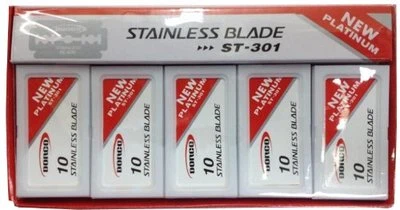 $14.69 • Buy 200 Dorco Platinum Red (ST-301) Stainless  Double Edge Razor Blades 
