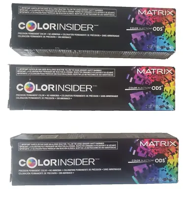 MATRIX COLOR INSIDER 2oz PERMANENT HAIR COLOR (SEALED) (8GV) 8.32 (LOT OF 3) • $8.95