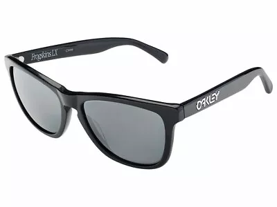 Oakley Frogskins LX Sunglasses OO2039-01 Polished Black/Black Iridium Asian • $119.99