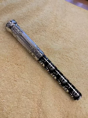 Michel Perchin Gothic Sterling Silver Fountain Pen Limited Edition 106/250 • $2795