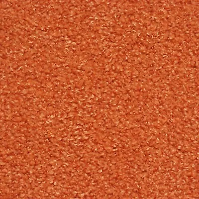 £1.95 • Buy Clearance Romo Astro Pumpkin Orange FR Fabric Textured Wool Blend Upholstery