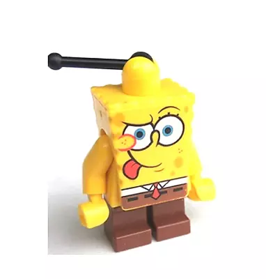 LEGO SpongeBob SquarePants Bob008 4982 SpongeBob Tongue Out Good Condition • $10