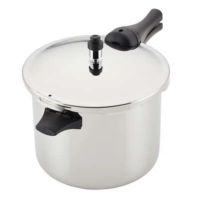 $63.07 • Buy Stainless Steel Induction Stovetop Pressure Cooker, 8-Quart
