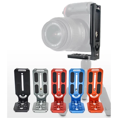 Dslr Quick Release L Plate Swiss Vertical Video Camera L Bracket 1/4 Inch Screw • $19.10